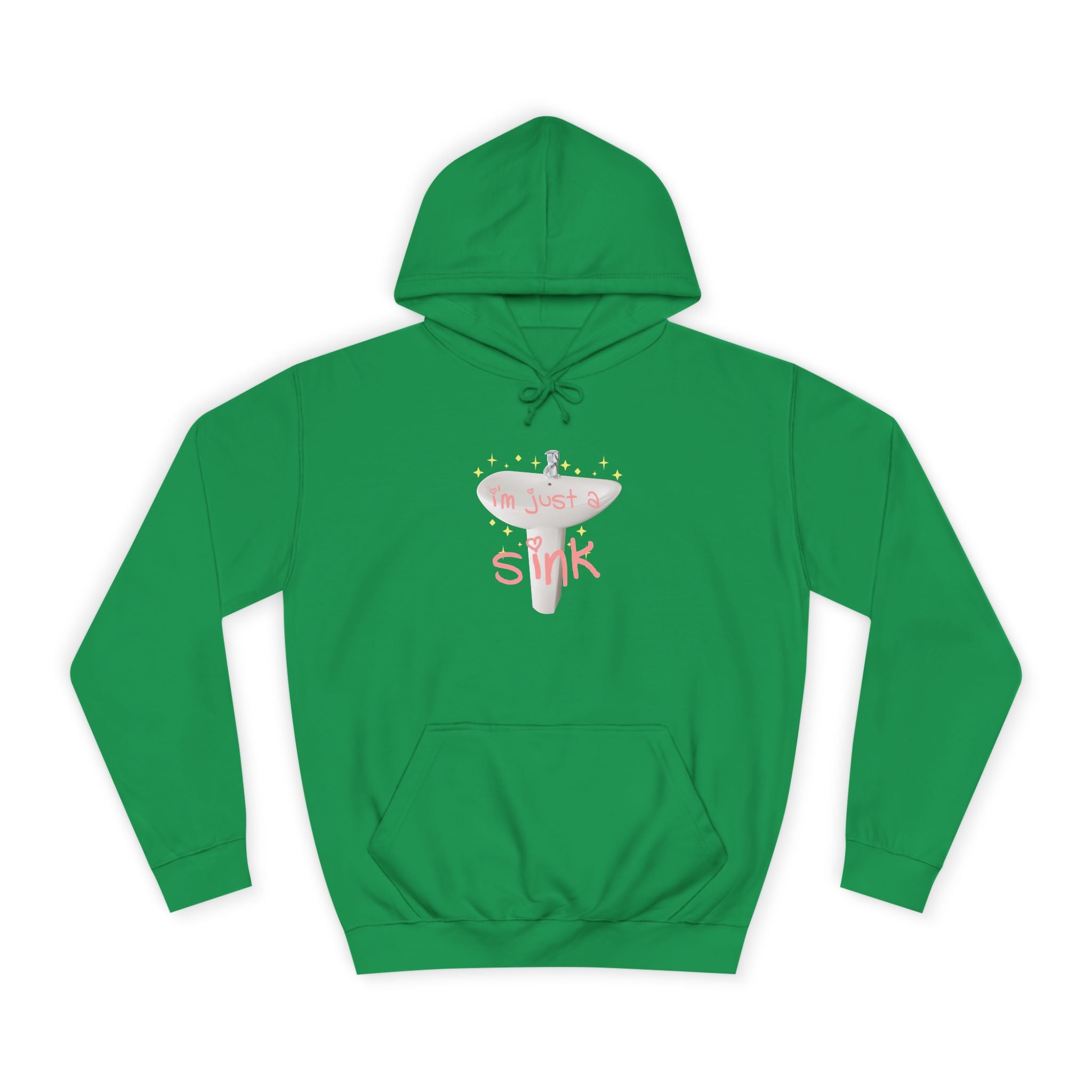 "I'm Just A Sink" Sink - Unisex Artistic College Hoodie