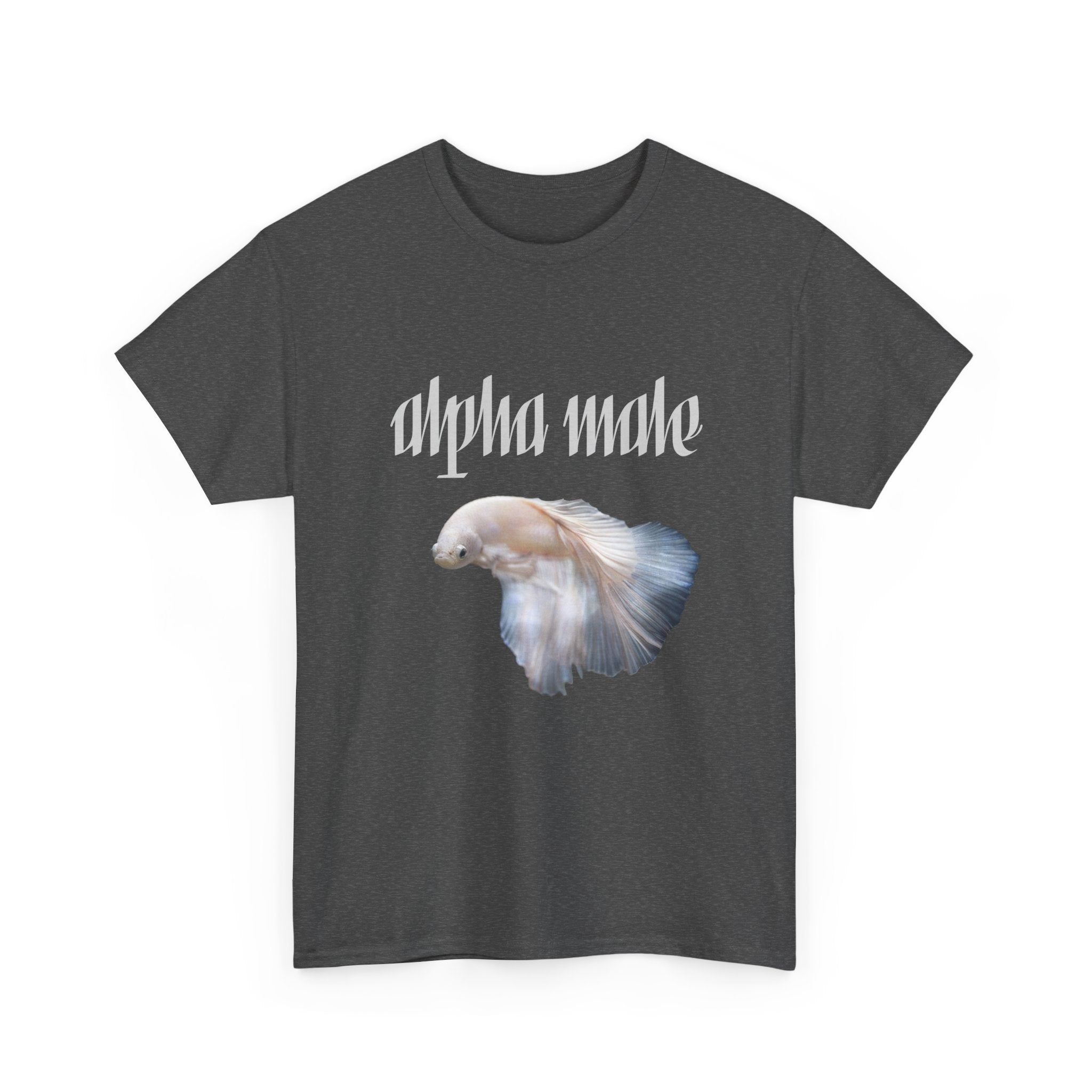 "Alpha Male" Beta Fish Tee - Unisex Heavy Cotton