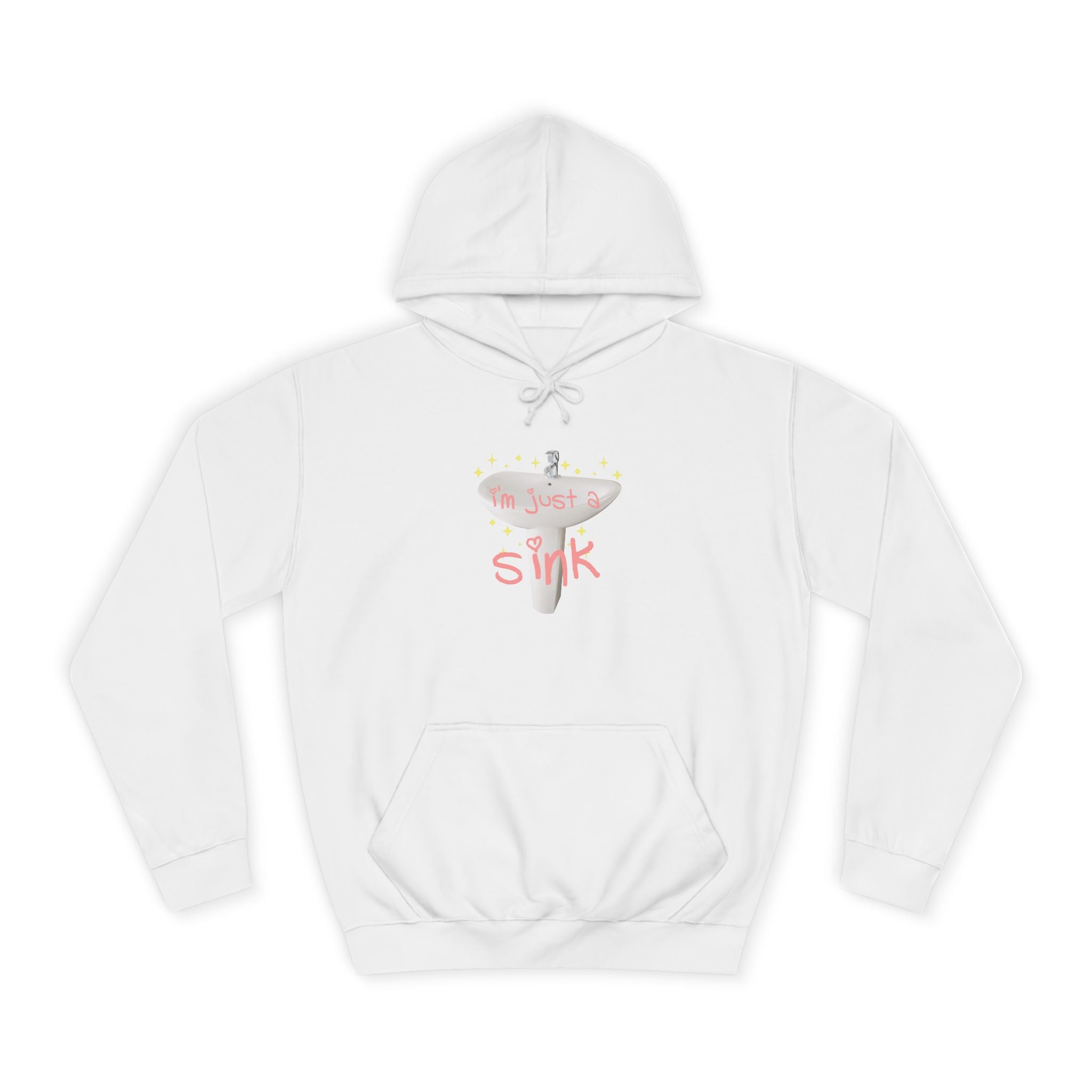 "I'm Just A Sink" Sink - Unisex Artistic College Hoodie