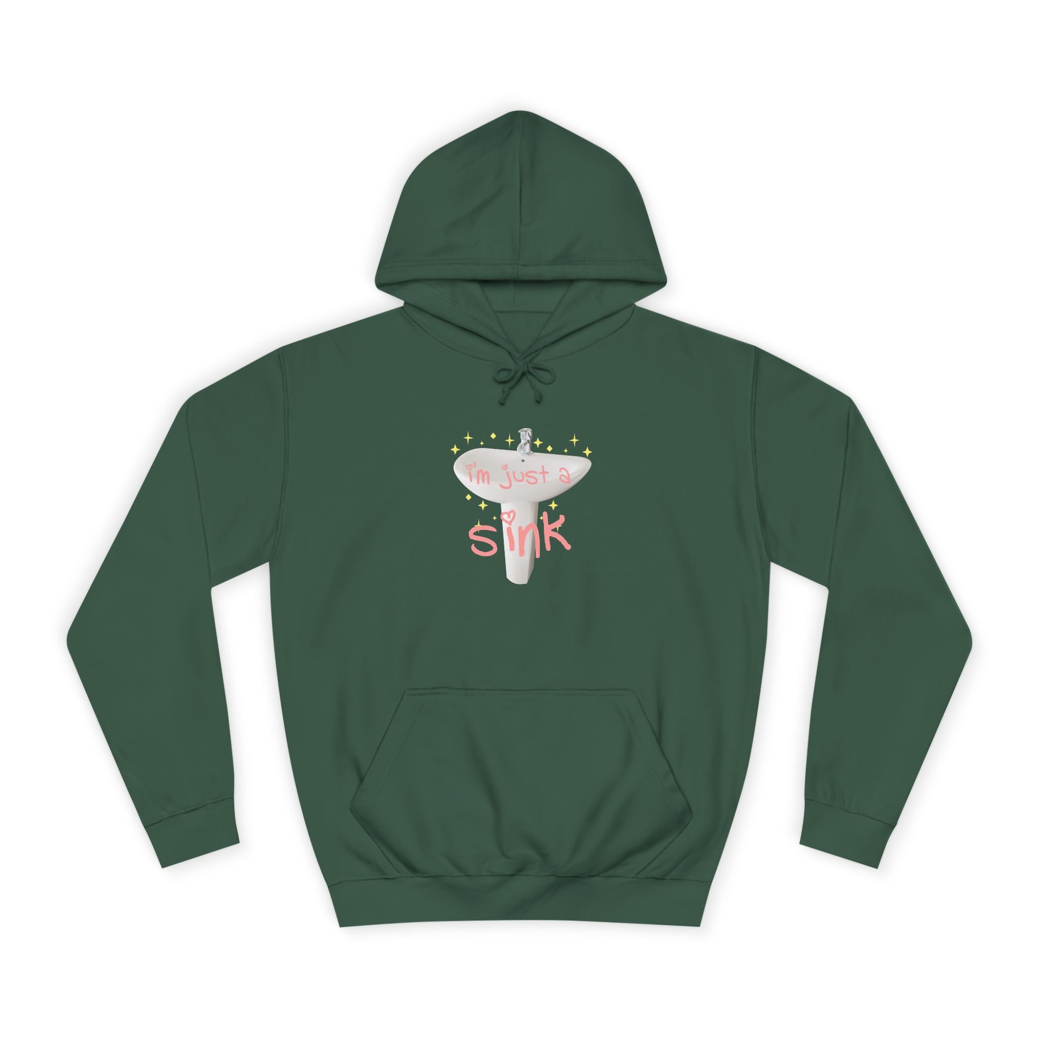 "I'm Just A Sink" Sink - Unisex Artistic College Hoodie