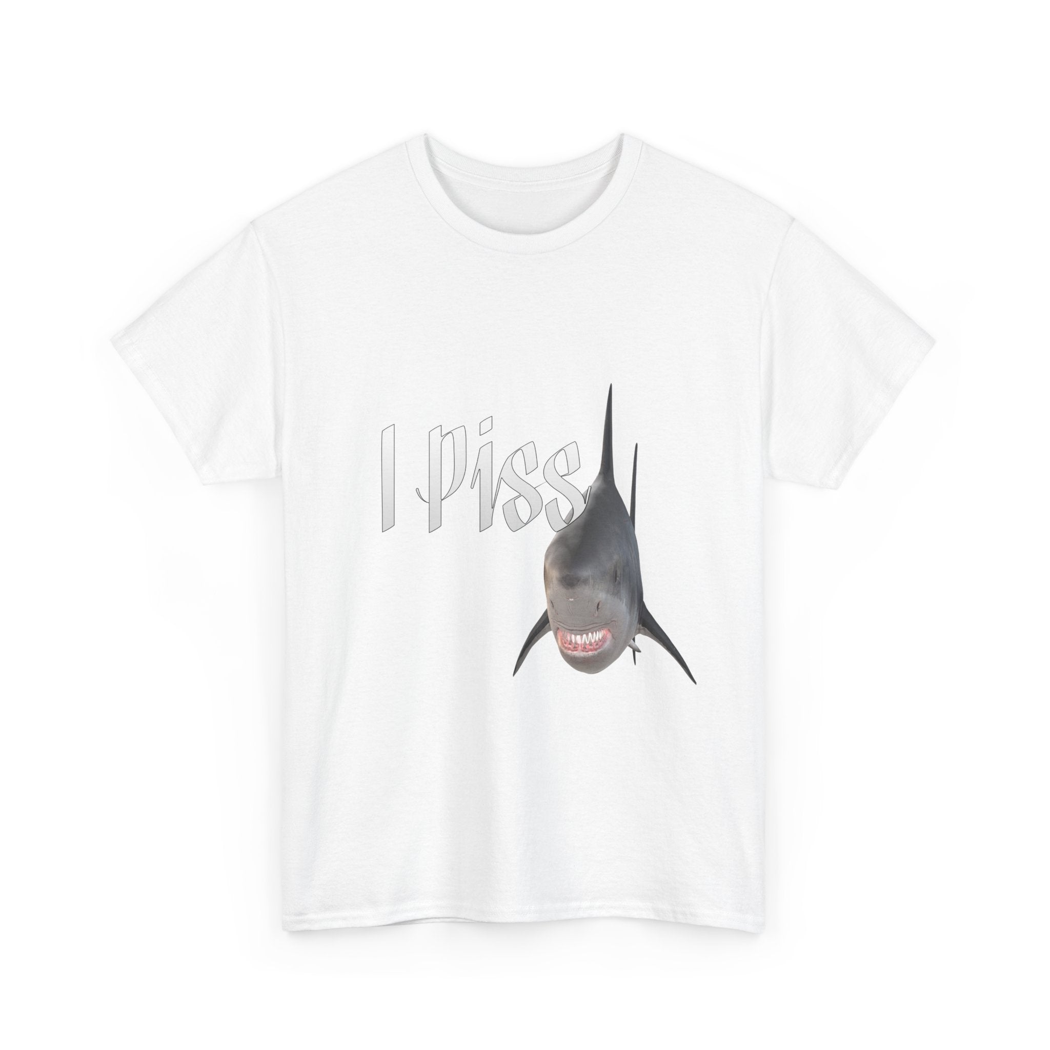 I Piss Shark Tee - Unisex Heavy Cotton