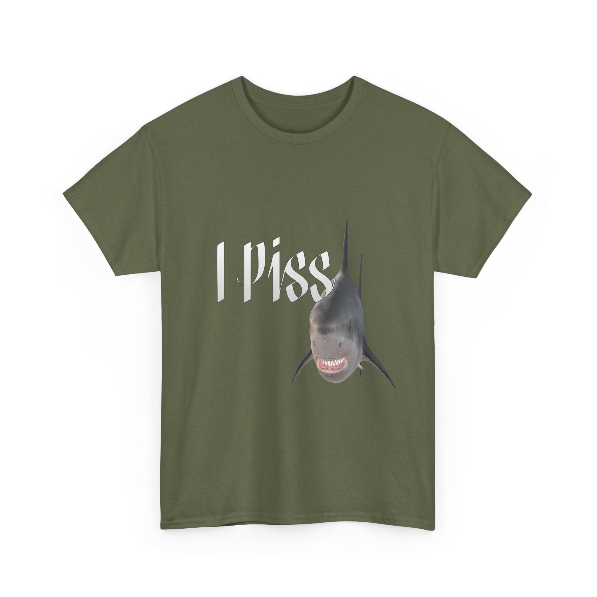 I Piss Shark Tee - Unisex Heavy Cotton
