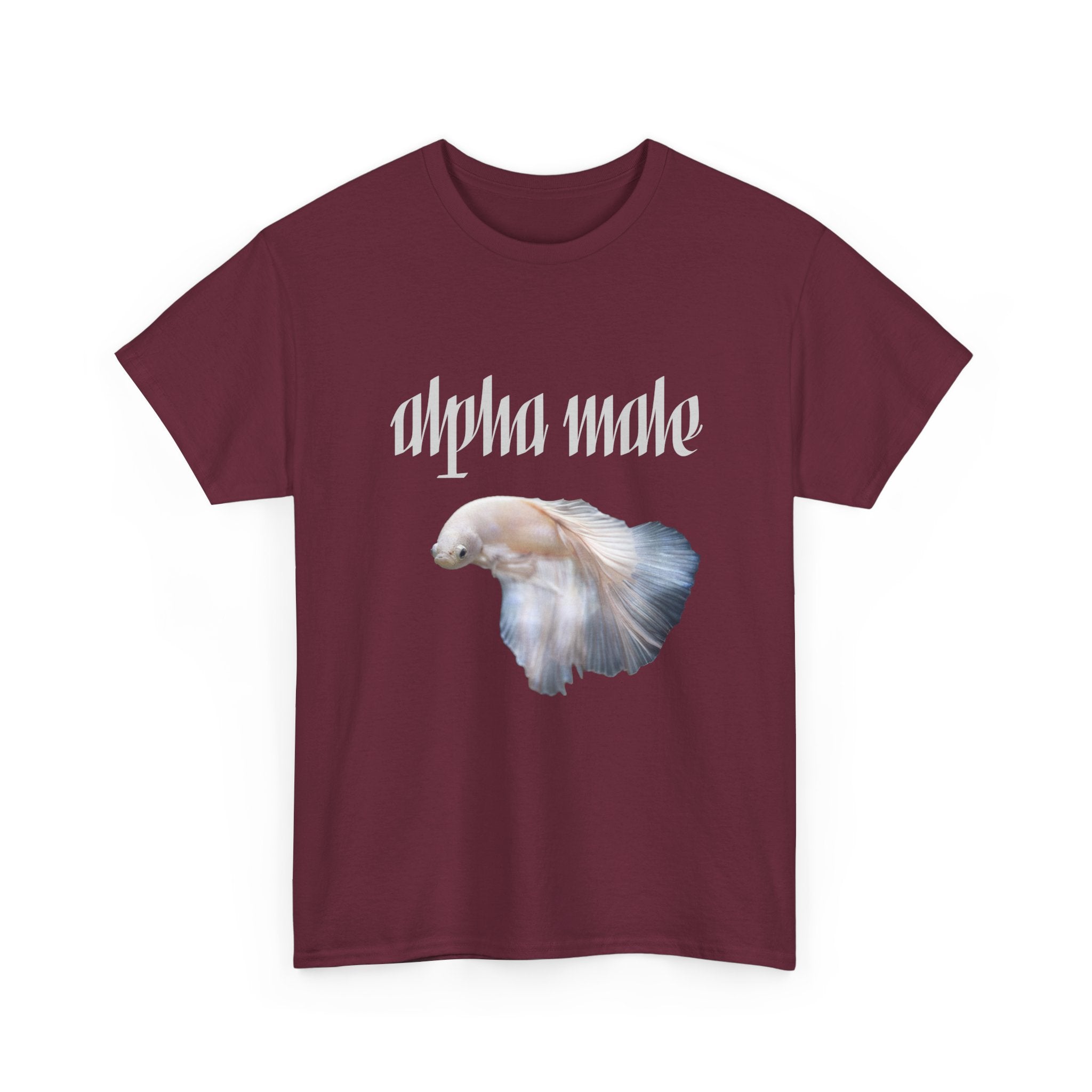 "Alpha Male" Beta Fish Tee - Unisex Heavy Cotton
