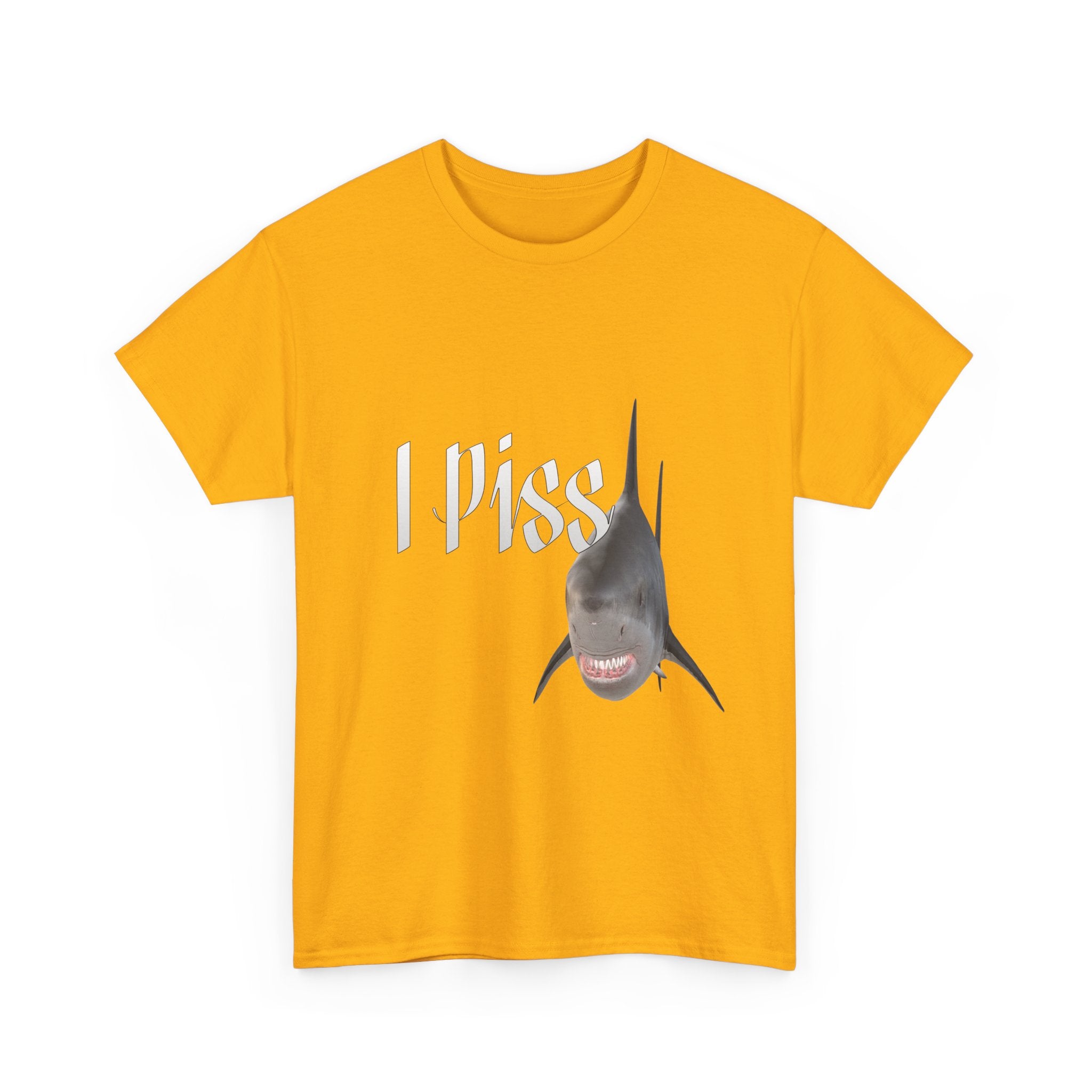 I Piss Shark Tee - Unisex Heavy Cotton