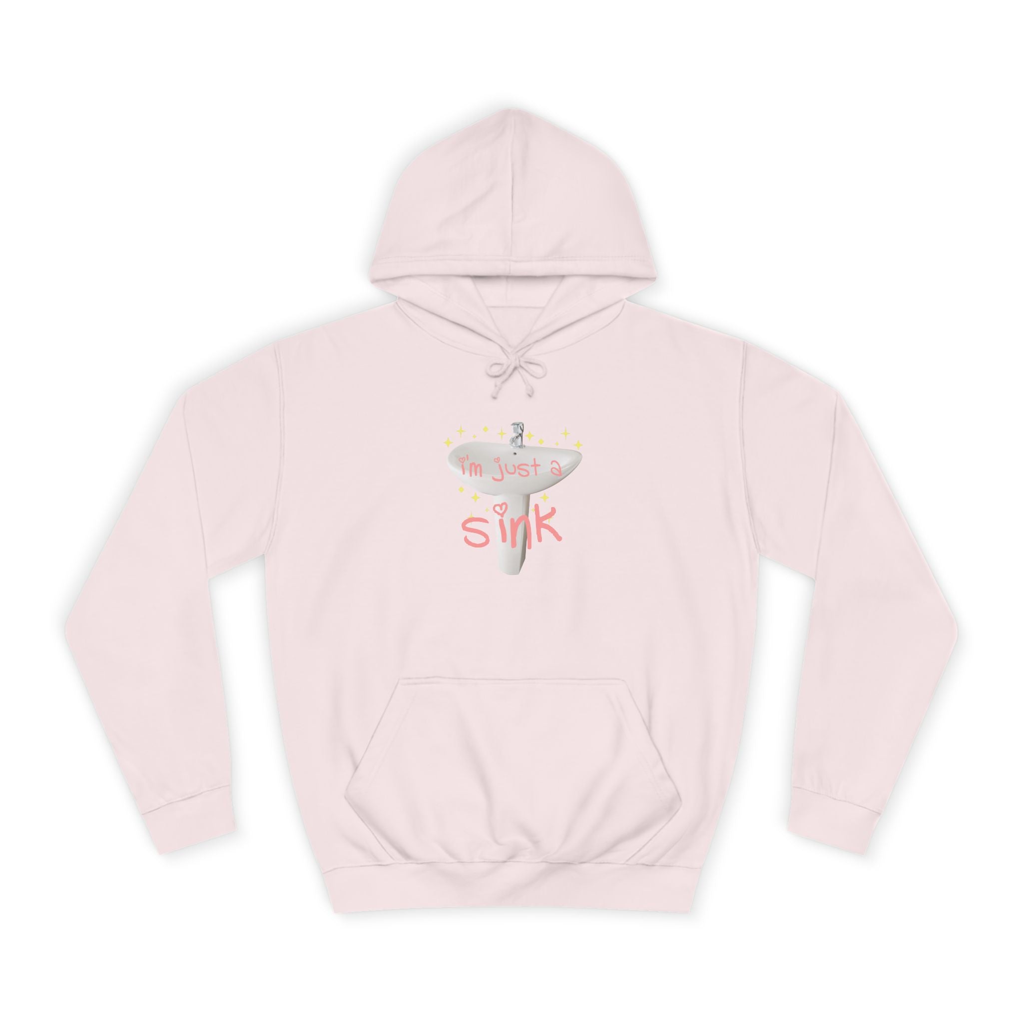 "I'm Just A Sink" Sink - Unisex Artistic College Hoodie