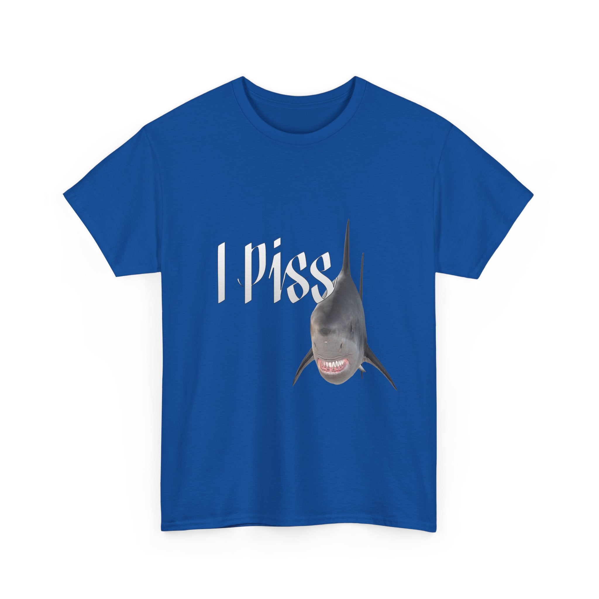I Piss Shark Tee - Unisex Heavy Cotton