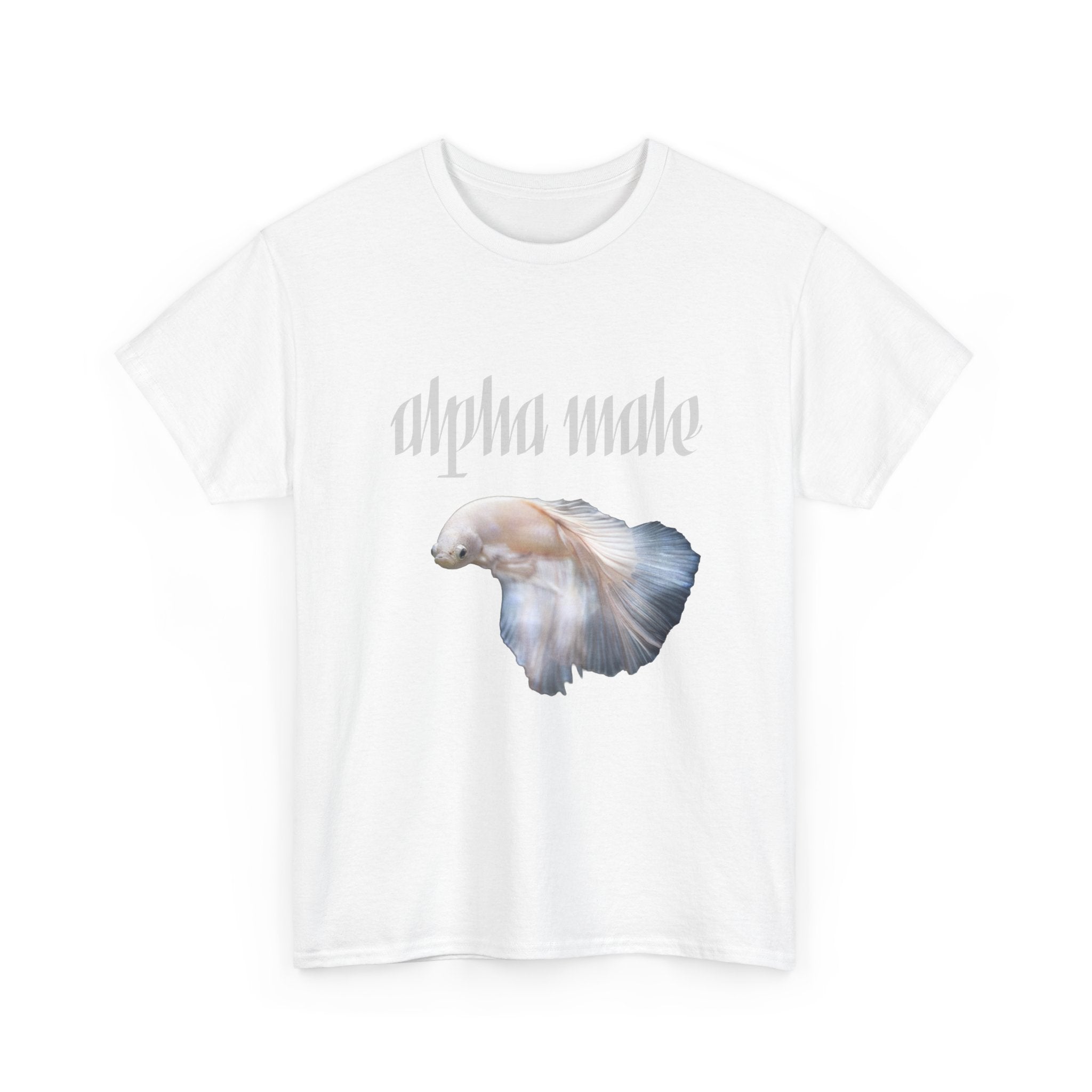 "Alpha Male" Beta Fish Tee - Unisex Heavy Cotton