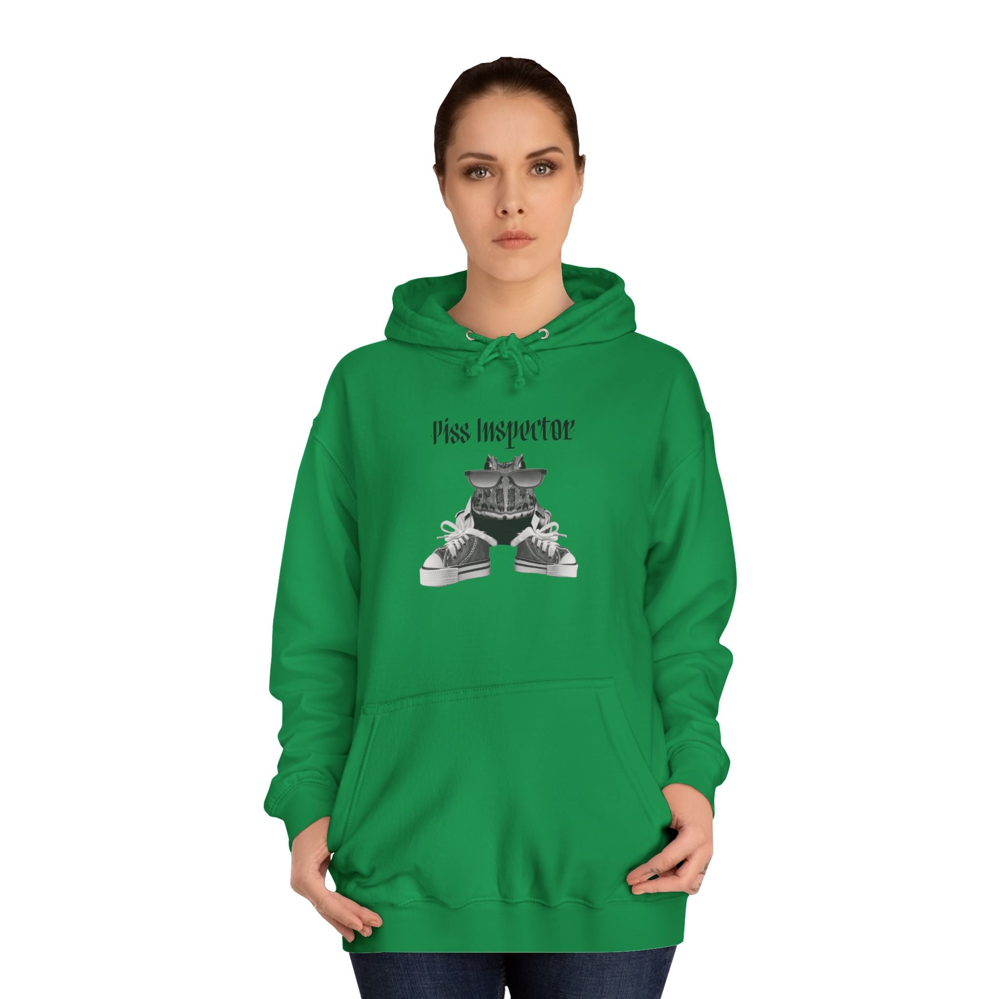 "Piss Inspector" Frog - Unisex Artistic College Hoodie
