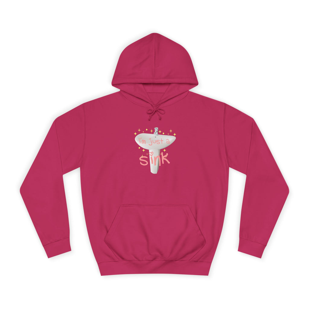 "I'm Just A Sink" Sink - Unisex Artistic College Hoodie