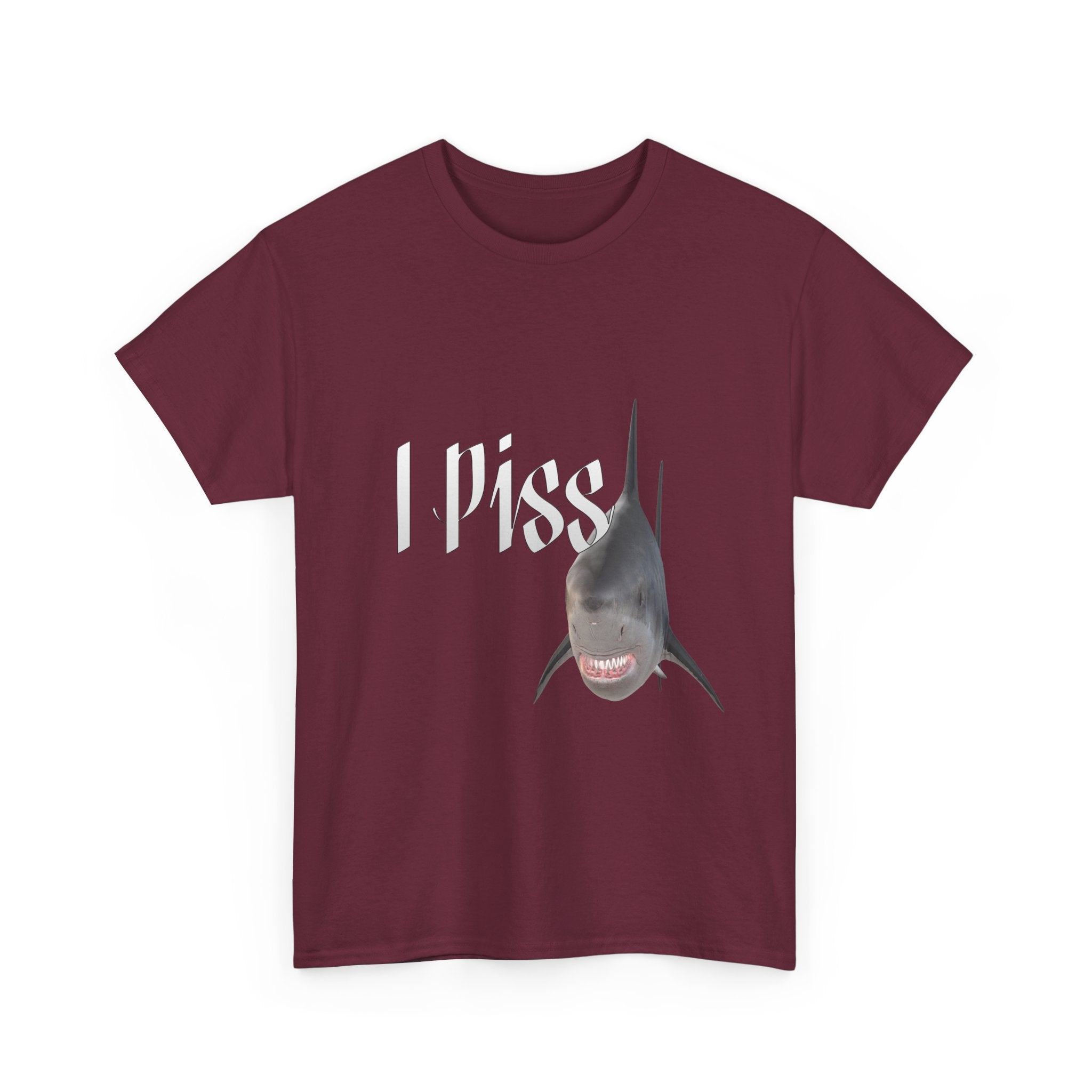 I Piss Shark Tee - Unisex Heavy Cotton